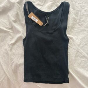 ‼️SOLD‼️ Black Ribbed Tank Top